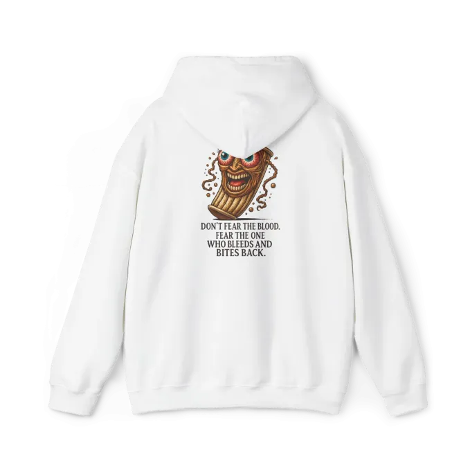 Hoodie 047 Back White